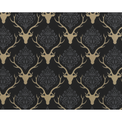 inpakpapier-christmas-deer-black-50cm-0116232.png