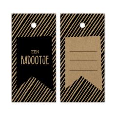 Hangkaartje-Een-Kadootje-Gestreept-bruin-kraft-0120118.png