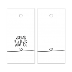 Hangkaartje-Zomaar-iets-leuks-voor-jou-wit-zwart-0120918.png