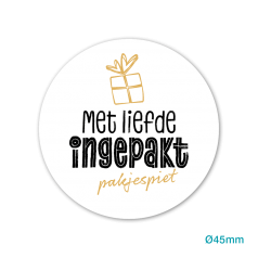 Etiket_Sticker_Met_liefde_ingepakt_pakjespiet_wit_zwart_goud_Ø45mm_0123403.png