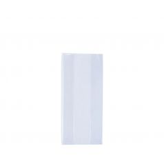 LDPE zak met zijvouw (10x4x27cm, 50mu)
