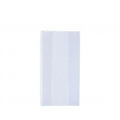 LDPE zak met zijvouw (15x4,5x30cm, 50mu)