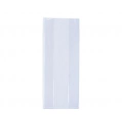 LDPE zak met zijvouw (18x4x60cm, 20mu)