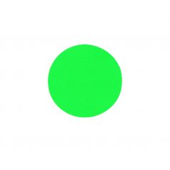 Etiket - Fluor groen (Ø3,5cm)