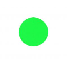 Etiket - Fluor groen (Ø3,5cm)