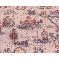kraft inpakpapier met dessin Ocean
