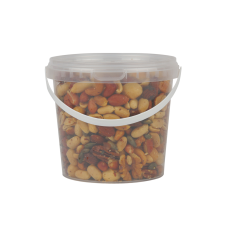 PP Ringlock emmer + handgreep - Transparant (1000ml)