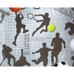 Inpakpapier Sports Grey