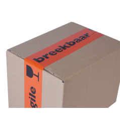 PP Acryl tape Breekbaar/Fragile op doos