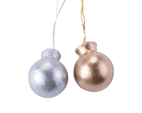 Inpakpapier Kerst, Stars Blue/Silver
