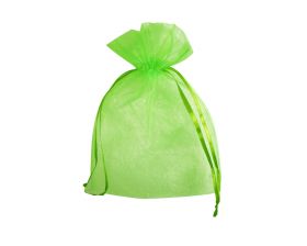 Organza zakje - Appelgroen (12,5x17,5cm)