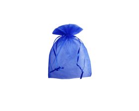 Organza zakje - Royal blue (7,5x10cm)