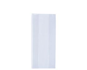 LDPE zak met zijvouw (11x4,5x30cm, 50mu)