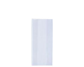 LDPE zak met zijvouw (10x4x27cm, 20mu)