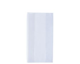 LDPE zak met zijvouw (15x4,5x30cm, 50mu)