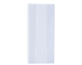 LDPE zak met zijvouw (15x4,5x45cm, 50mu)