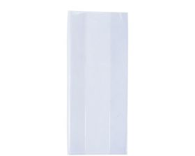 LDPE zak met zijvouw (20x4x50cm, 20mu)