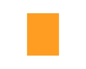 Prijskaart - Fluor oranje (8x12cm)
