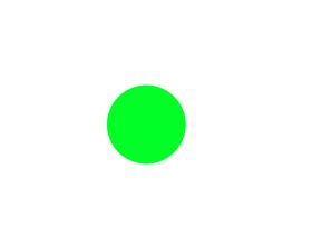 Etiket - Fluor groen (Ø3cm)