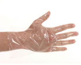 Handschoen glad - Transparant