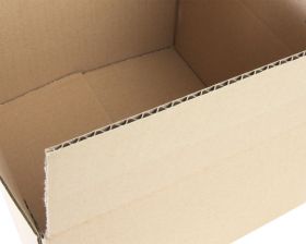 Amerikaanse vouwdoos - Enkelgolf (445x438x100mm) close up