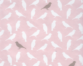 Inpakpapier 'Birdie' Pink