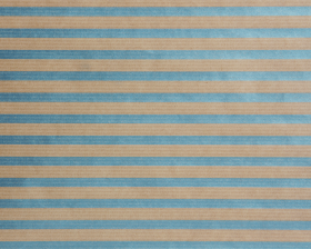 Inpakpapier kraft Stripes Light Blue (metallic), 30cm