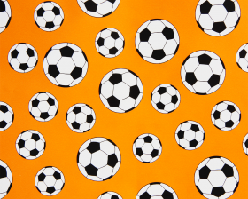 Inpakpapier Voetbal Oranje