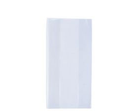 LDPE zak met zijvouw (15x4,5x35cm, 50mu)