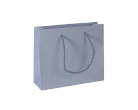 Luxe papieren draagtas - Grey (24x8x20+5cm, 170gr)
