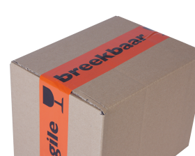 PP Acryl tape Breekbaar/Fragile op doos
