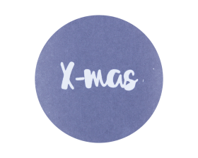 Inpakpapier Kerst, Stars Blue/Silver