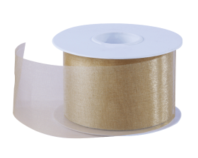 Organza lint - Goud (50mm)