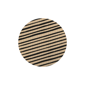Etiket-rond-45mm-Stripes-Kraft-zwart-118124.png