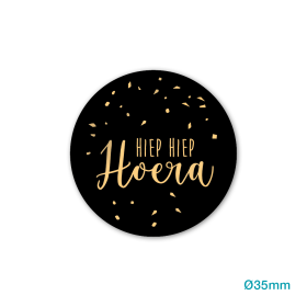 Etiket-Sticker-Ø35mm-Hiep-Hiep-Hoera-zwart-goud-0121050.png