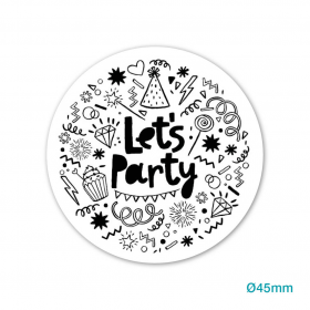 Etiket-let's-party-wit-zwart-0123969.png