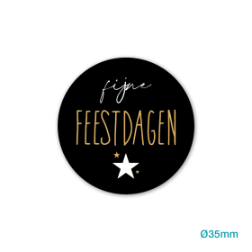 Etiket_Sticker_fijne_feestdagen_zwart_wit_goud_Ø35mm_0123417.png