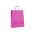 Papieren draagtas, gedraaid koord - Pink (26x12x35cm, 90gr)