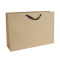 Luxe papieren draagtas - Gerecycled bruin (57x17x40+6cm, 170 gr)