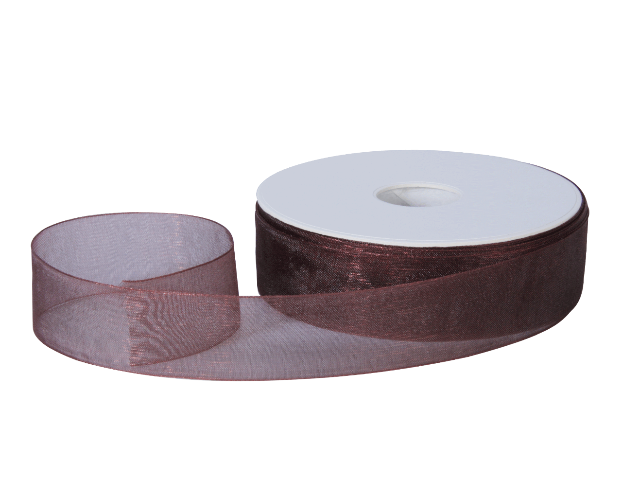 Organza lint Donkerbruin 