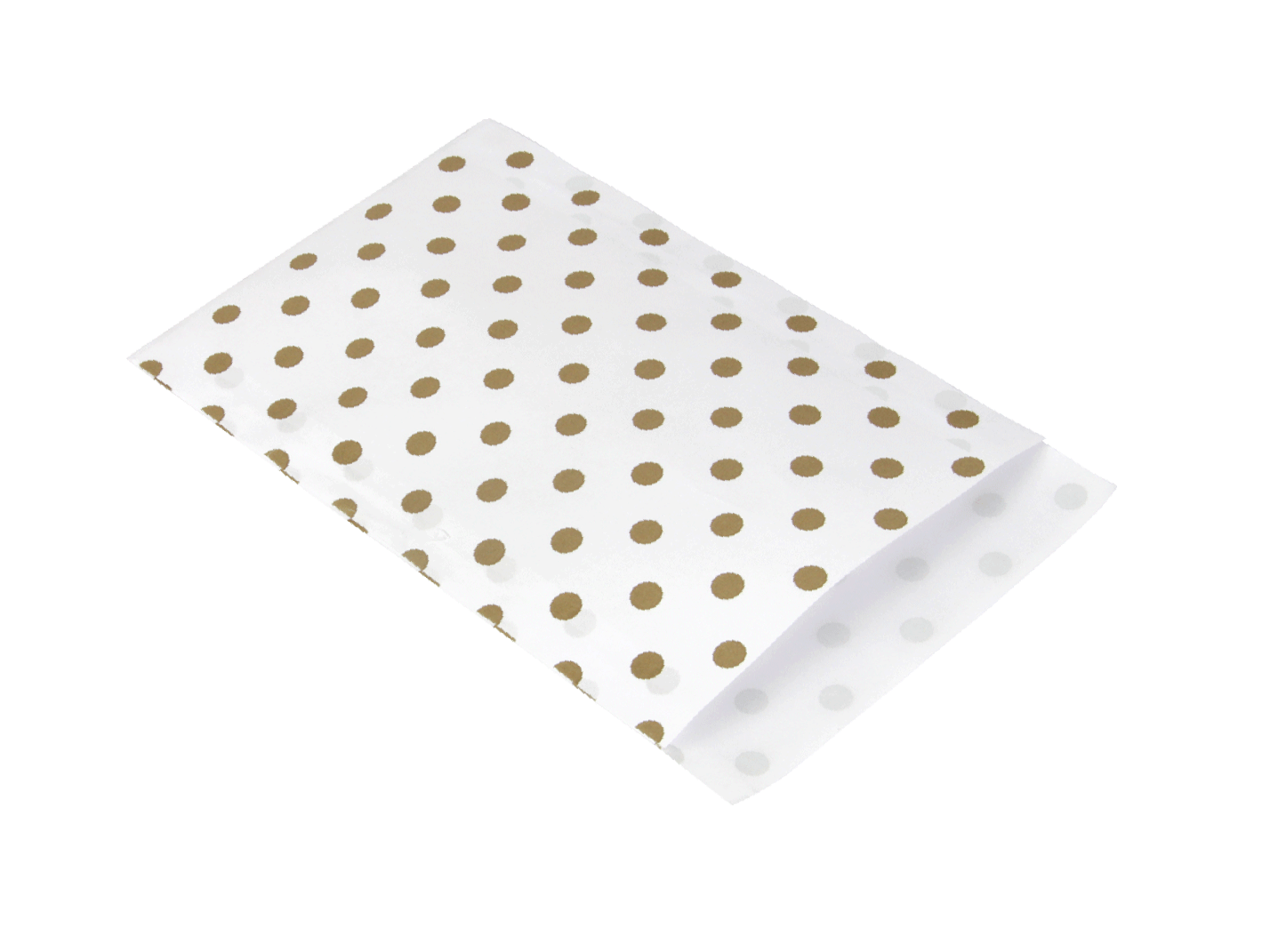 cadeauzakje golden dots