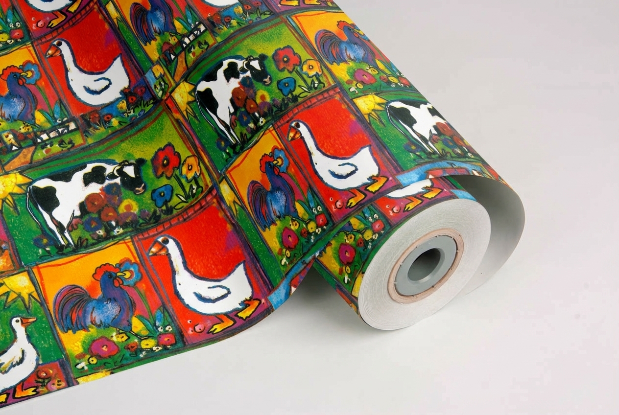 Inpakpapier boerderijdieren