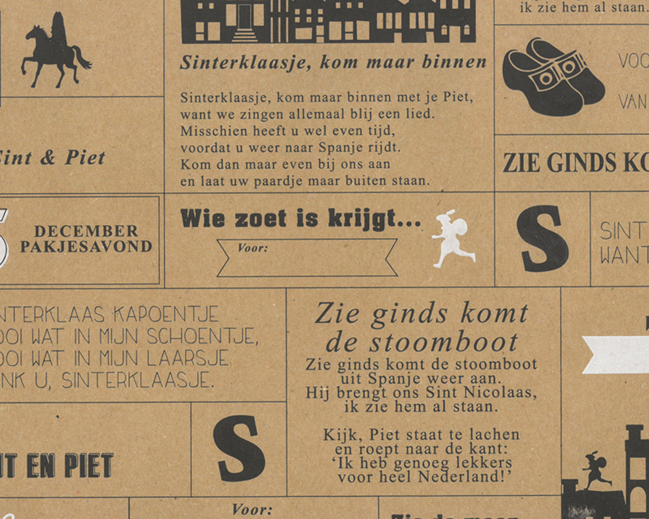 inpakpapier sint