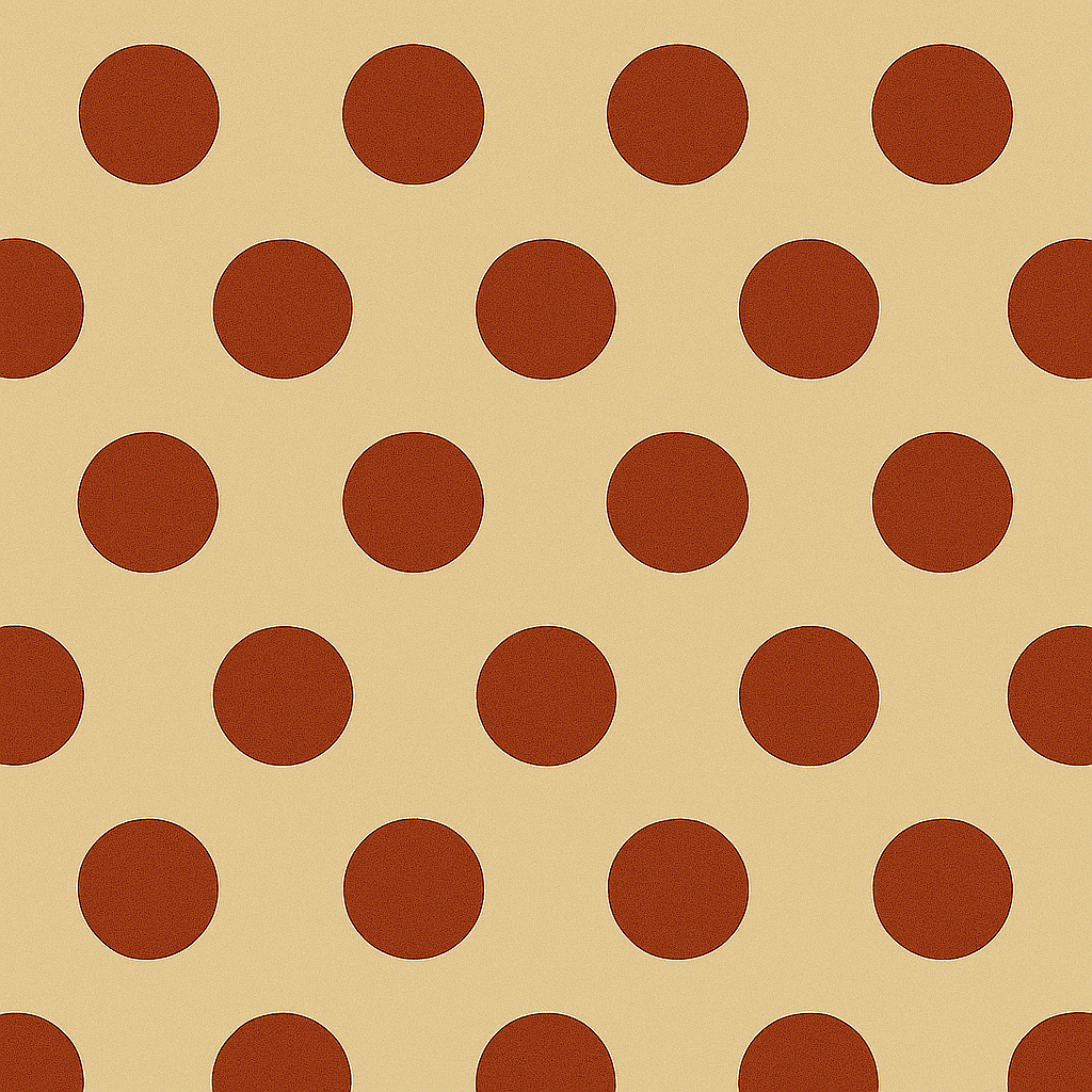 inpakpapier rusty dots