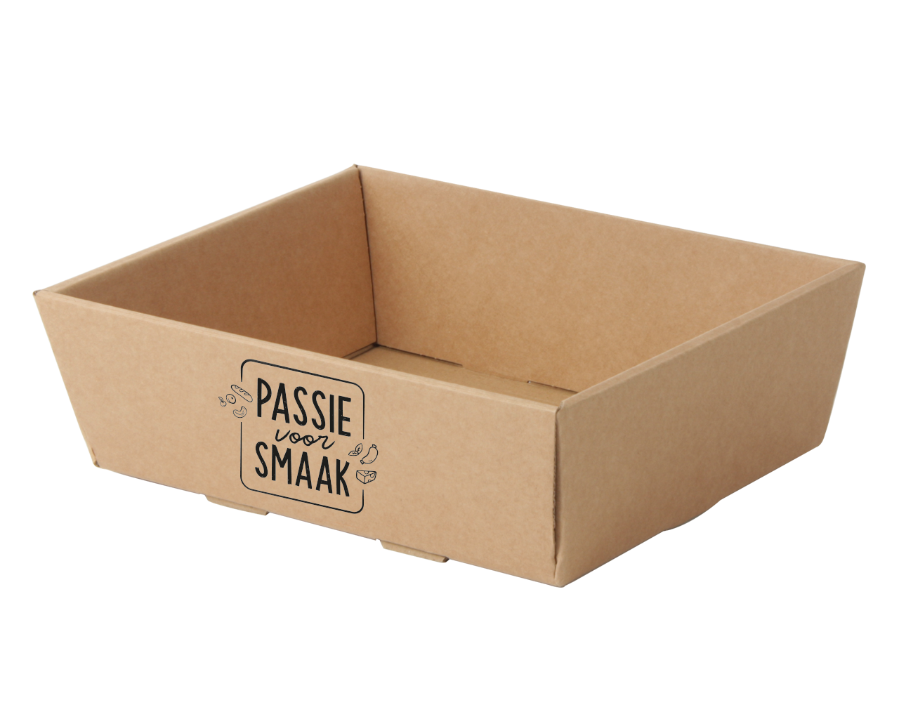 Kartonnen schaal passie voor smaak klein