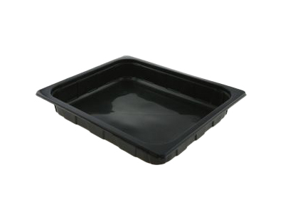 Doos 100 1/2 PP Gastro 325x265x50 mm Zwart 