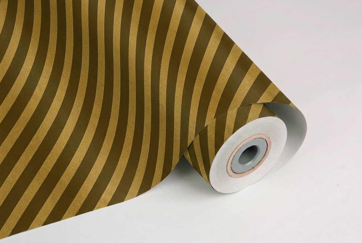 Inpakpapier Golden Shadow Stripe 