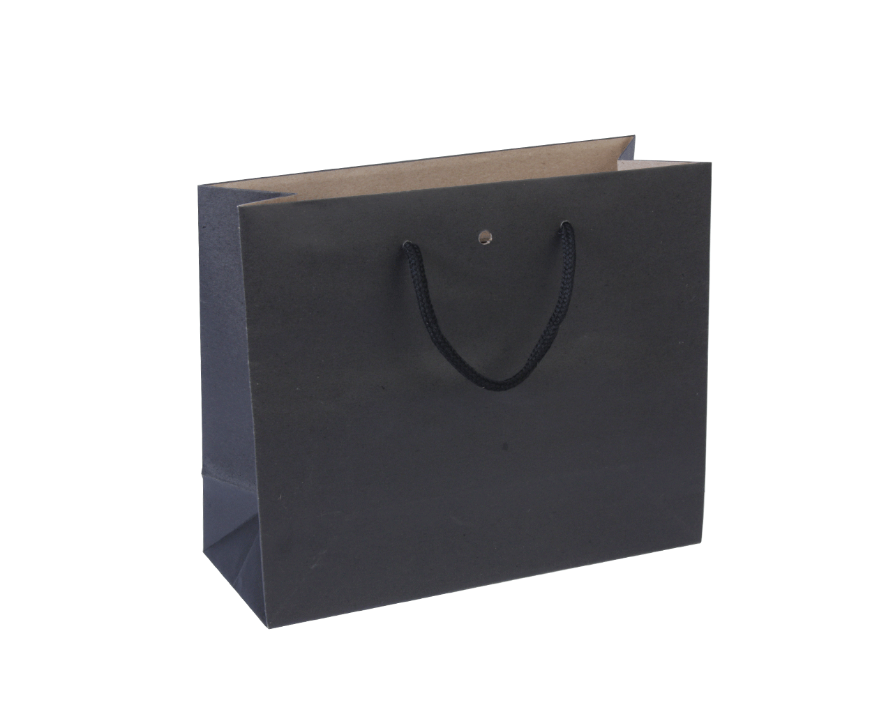 Luxe papieren draagtas zwart