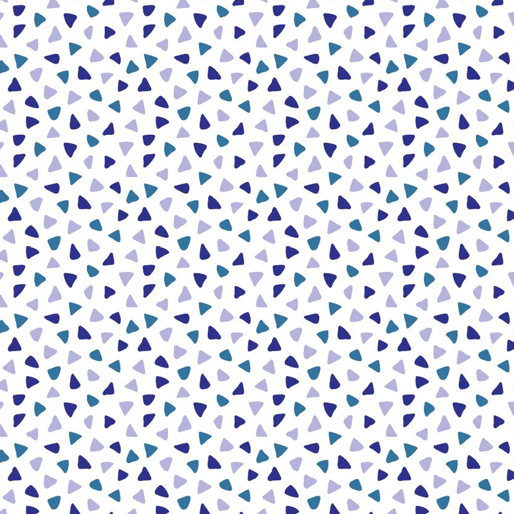 inpakpapier triangle blue