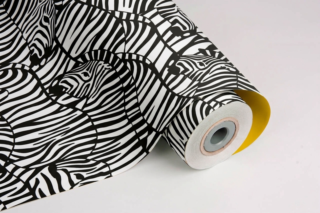 Inpakpapier Golden Zebra 